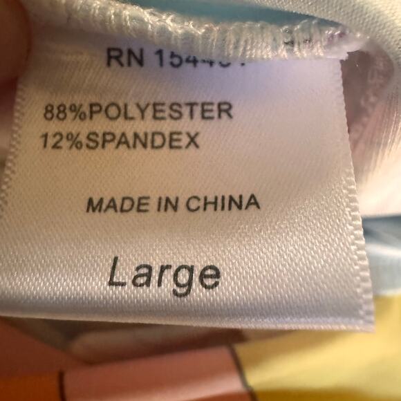 NWT Jean Pierre Klifa Boulevard Allegra Wide Leg Pant Retro Resortwear Size L - Picture 7 of 7